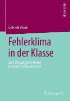 Produktbild: Fehlerklima in der Klasse
