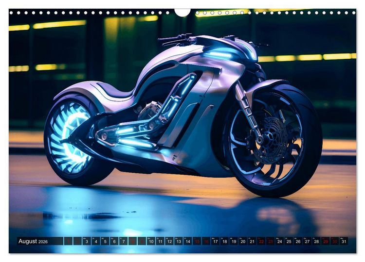 Produktbild: Dream Bikes - Motorr&auml;der aus der Zukunft (Wandkalender 2026 DIN A3 quer), CALVENDO Monatskalender