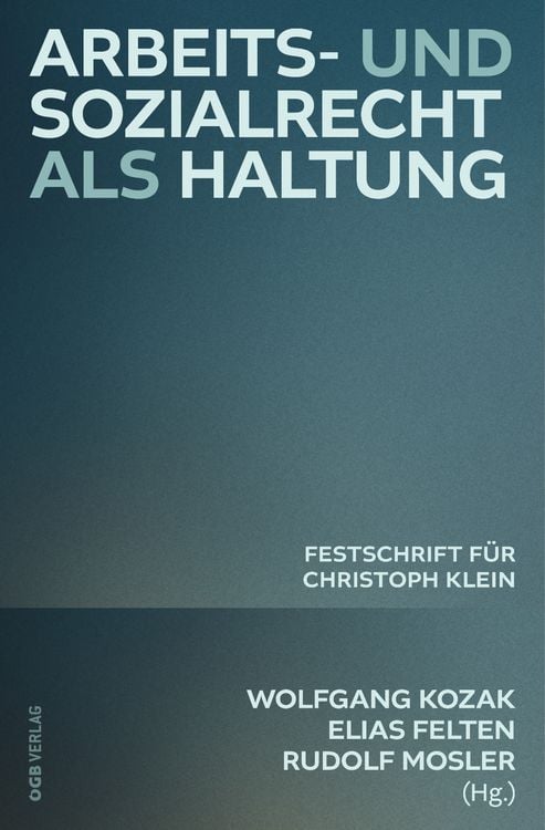 Produktbild: Arbeits- und Sozialrecht als Haltung