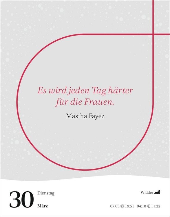 Produktbild: Starke Worte von starken Frauen Tagesabrei&szlig;kalender 2027