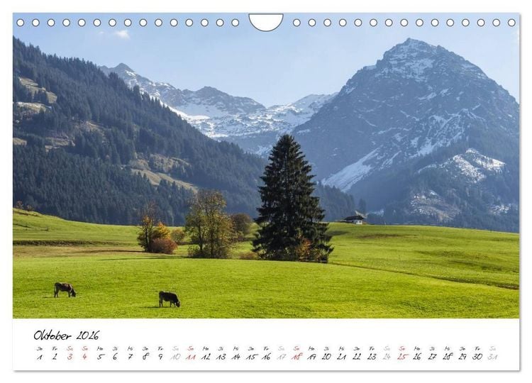 Produktbild: Oberallg&auml;uer Landschaft (Wandkalender 2026 DIN A4 quer), CALVENDO Monatskalender