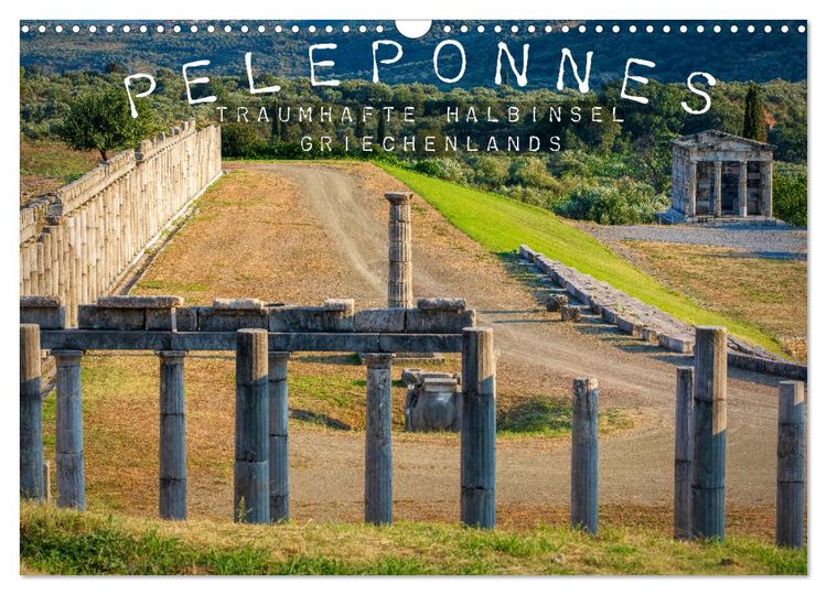 Produktbild: Peleponnes, traumhafte Halbinsel Griechenlands (Wandkalender 2026 DIN A3 quer), CALVENDO Monatskalender