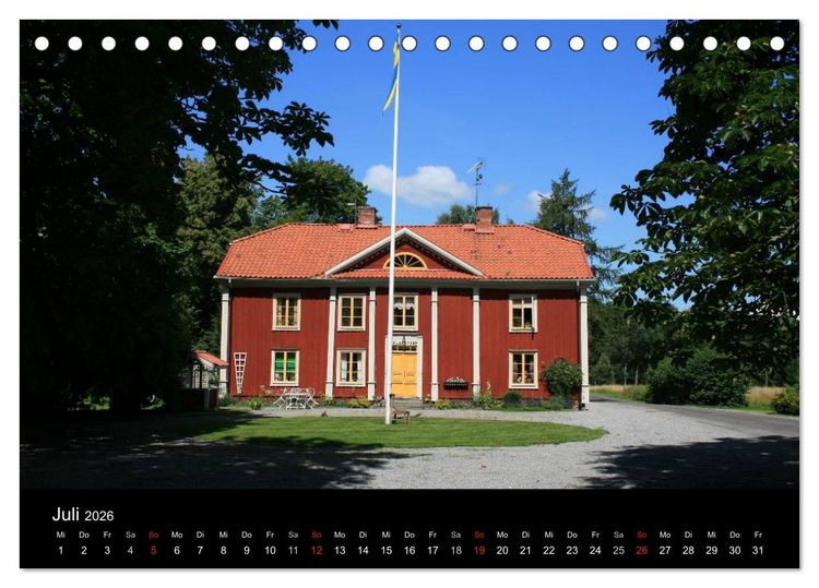 Produktbild: S&uuml;dschweden (Tischkalender 2026 DIN A5 quer), CALVENDO Monatskalender