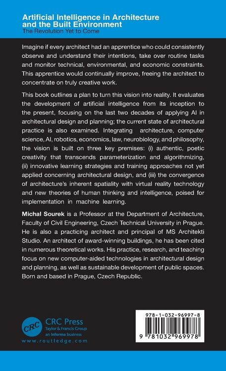 Produktbild: Artificial Intelligence in Architecture and the Built Environment