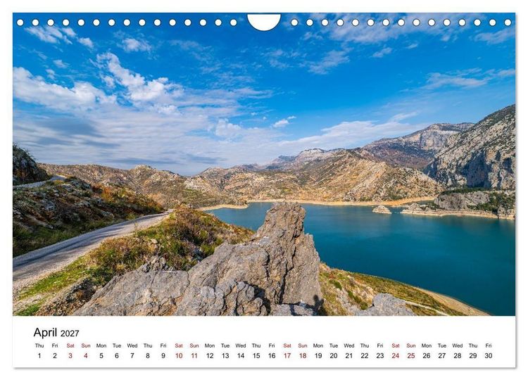 Produktbild: TURKISH RIVIERA Ancient echoes and azure coasts (Wall Calendar 2027 DIN A4 landscape), CALVENDO 12 Month Wall Calendar
