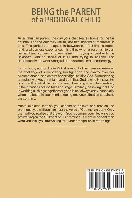 Produktbild: Being the Parent of a Prodigal Child