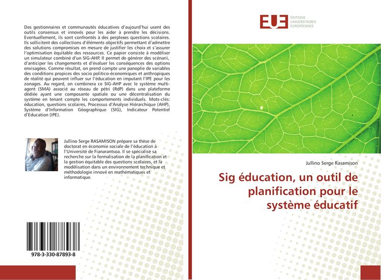 Produktbild: Sig &eacute;ducation, un outil de planification pour le syst&egrave;me &eacute;ducatif