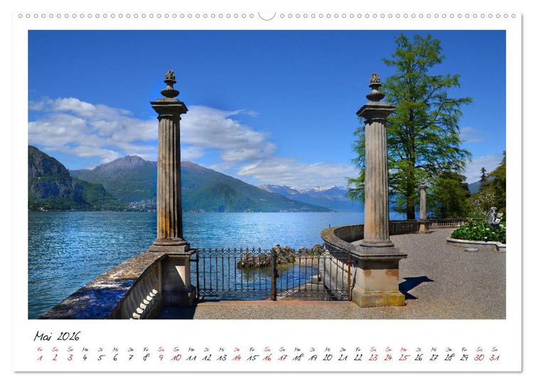 Produktbild: Der sch&ouml;ne Norden des Lago di Como (Wandkalender 2026 DIN A2 quer), CALVENDO Monatskalender