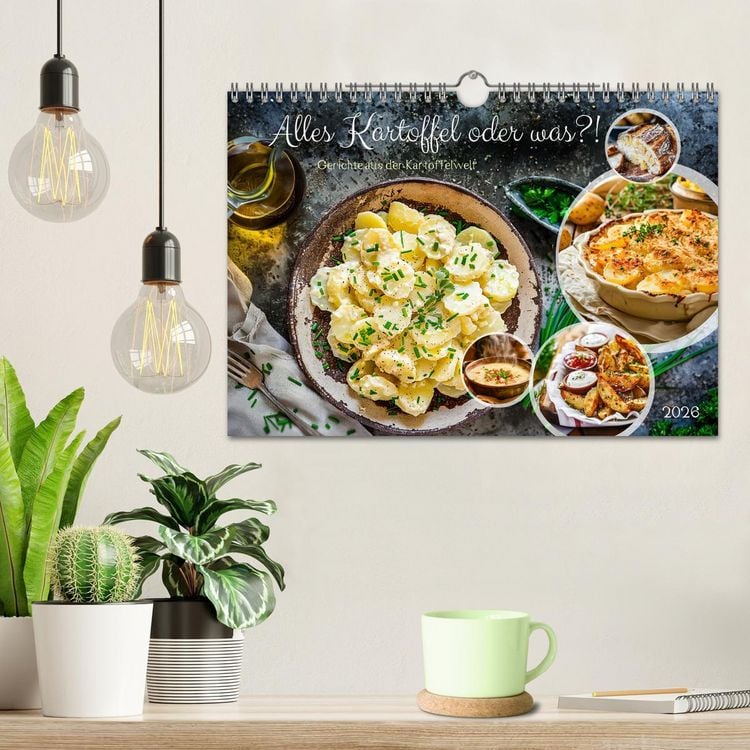 Produktbild: Alles Kartoffel oder was?! - Gerichte aus der Kartoffelwelt (Wandkalender 2026 DIN A4 quer), CALVENDO Monatskalender