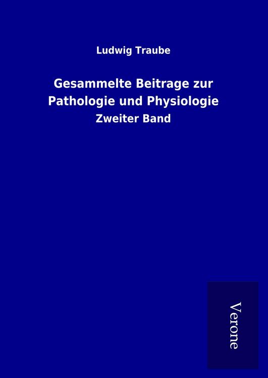 Produktbild: Gesammelte Beitrage zur Pathologie und Physiologie