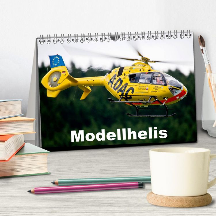 Produktbild: Modellhelis (Tischkalender 2026 DIN A5 quer), CALVENDO Monatskalender