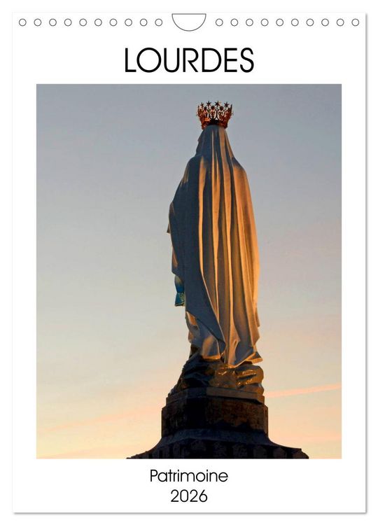 Produktbild: LOURDES Patrimoine (Calendrier mural 2026 DIN A4 horizontal), CALVENDO calendrier mensuel