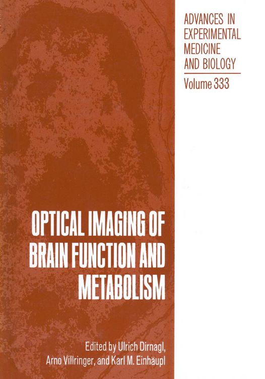 Produktbild: Optical Imaging of Brain Function and Metabolism