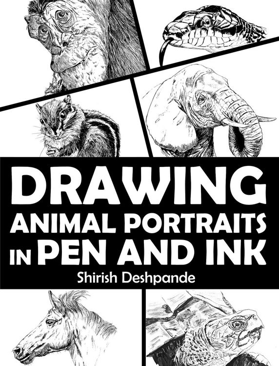 Produktbild: Drawing Animal Portraits in Pen and Ink