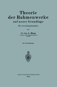Produktbild: Theorie der Rahmenwerke auf neuer Grundlage