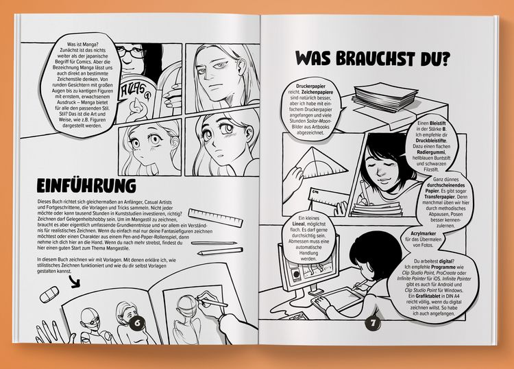 Produktbild: Manga zeichnen lernen mit Spa&szlig;