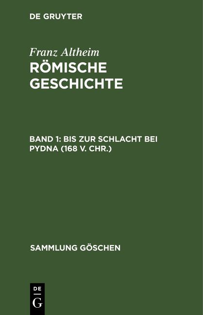 Produktbild: Bis zur Schlacht bei Pydna (168 v. Chr.)