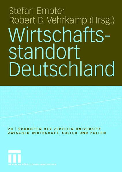Produktbild: Wirtschaftsstandort Deutschland