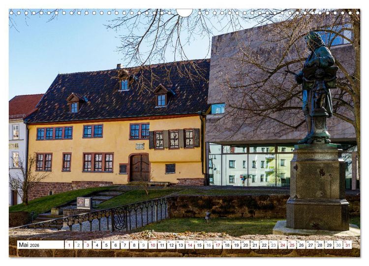 Produktbild: Eisenach in Th&uuml;ringen (Wandkalender 2026 DIN A3 quer), CALVENDO Monatskalender