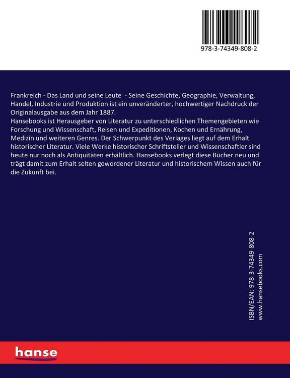 Produktbild: Frankreich - Das Land und seine Leute