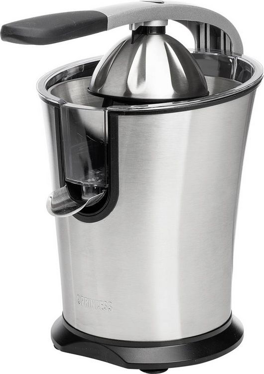 Produktbild: Princess Zitruspresse 01.201860.01.001 300W Silber-Schwarz mit Standfu&szlig;