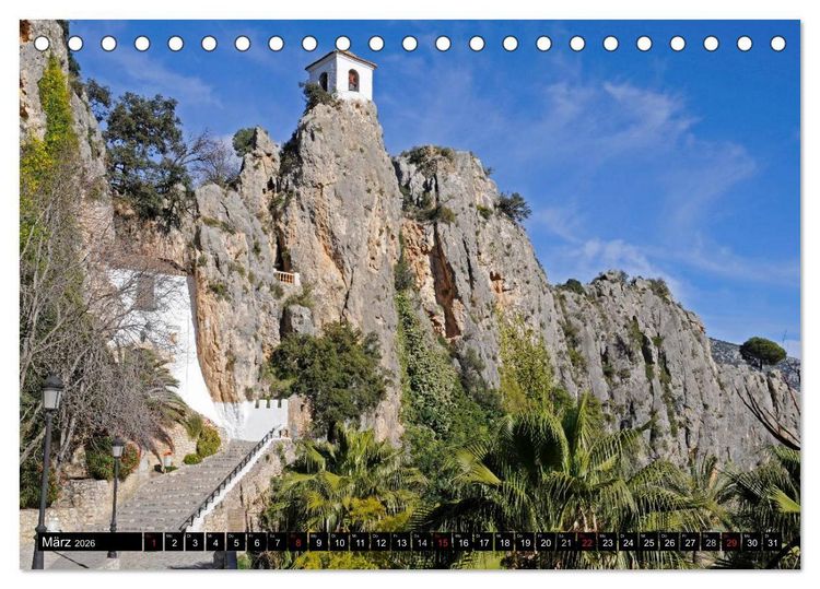 Produktbild: Costa Blanca - Spaniens wei&szlig;e K&uuml;ste (Tischkalender 2026 DIN A5 quer), CALVENDO Monatskalender