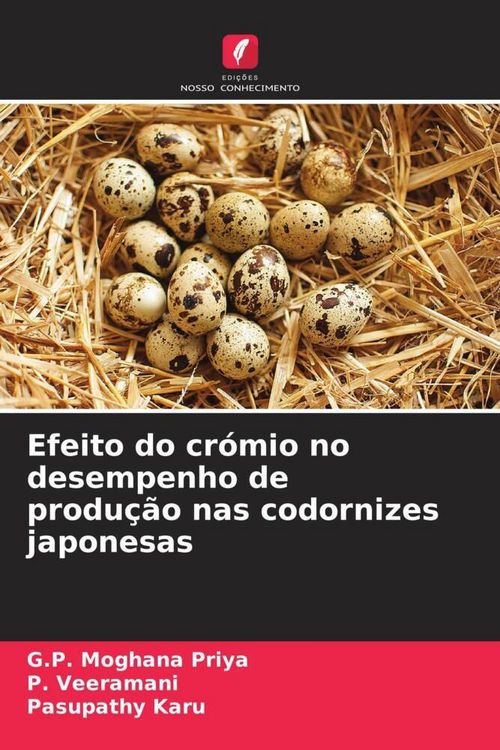 Produktbild: Efeito do cr&oacute;mio no desempenho de produ&ccedil;&atilde;o nas codornizes japonesas