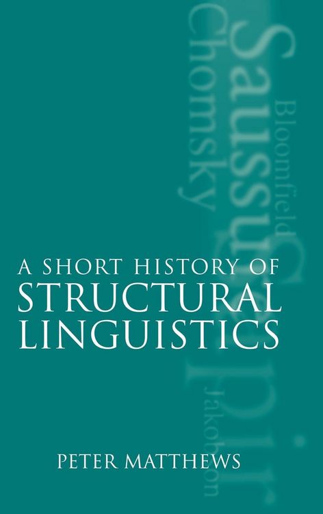 Produktbild: A Short History of Structural Linguistics