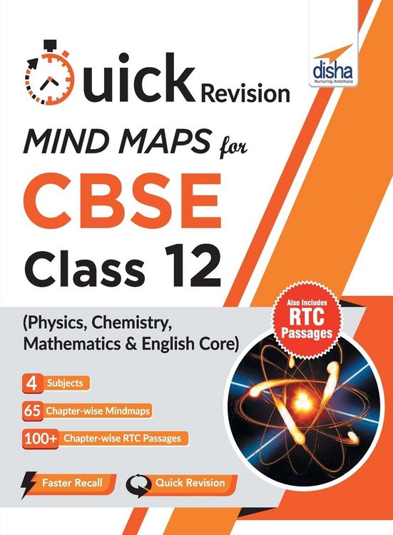 Produktbild: Quick Revision MINDMAPS for CBSE Class 12 Physics Chemistry Mathematics & English Core