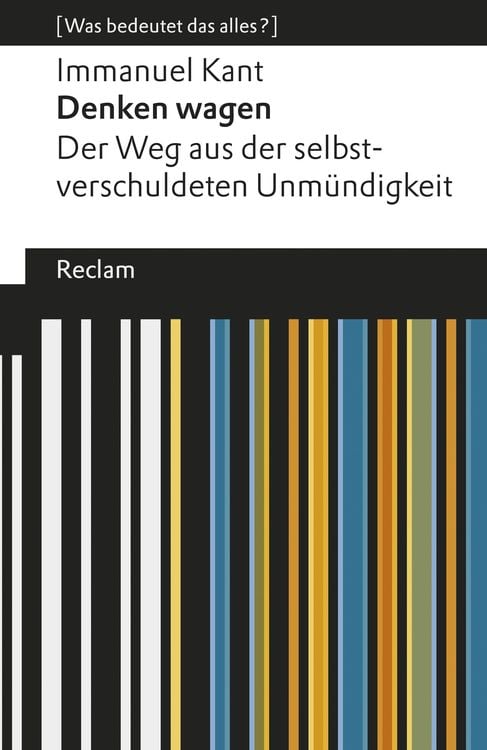 Produktbild: Denken wagen. Der Weg aus der selbstverschuldeten Unmündigkeit