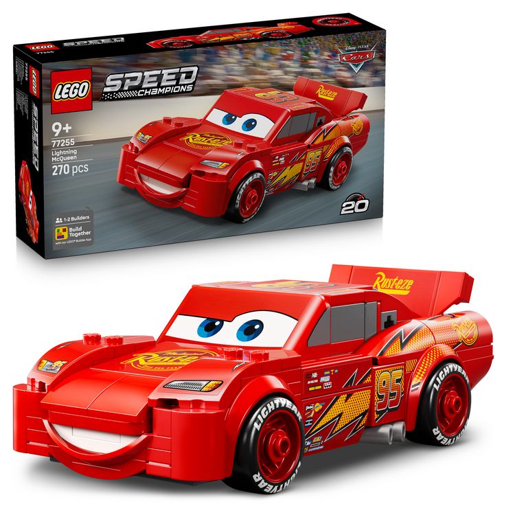 Produktbild: LEGO Speed Champions 77255 Lightning McQueen, Automodell ab 9 Jahre