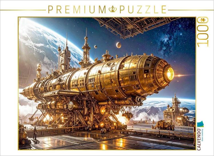 Produktbild: CALVENDO Puzzle Startrampe auf einer Raumstation | 1000 Teile Lege-Gr&ouml;&szlig;e 64x48cm Foto-Puzzle f&uuml;r gl&uuml;ckliche Stunden
