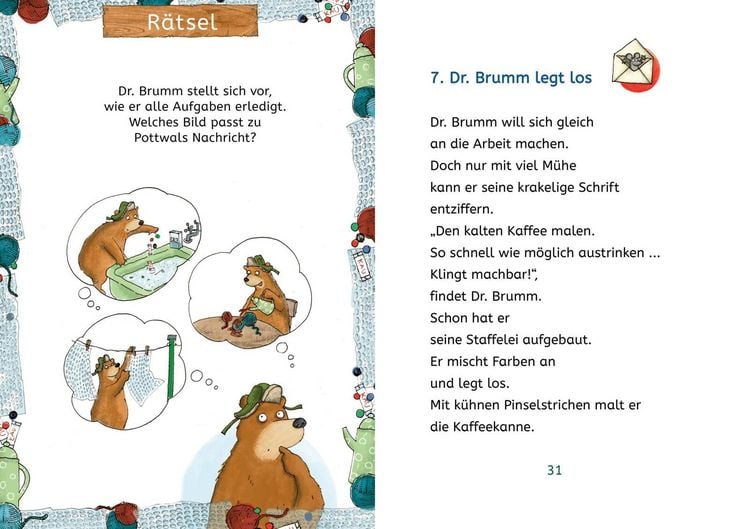 Produktbild: Kleine Lesehelden: Stille Post f&uuml;r Dr. Brumm