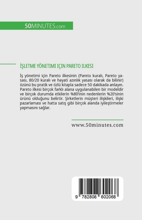 Produktbild: &iquest;&iquest;letme y&ouml;netimi i&ccedil;in Pareto ilkesi