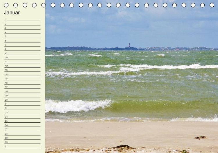 Produktbild: Amrum Geburtstagsmerker (Tischkalender immerw&auml;hrend DIN A5 quer)