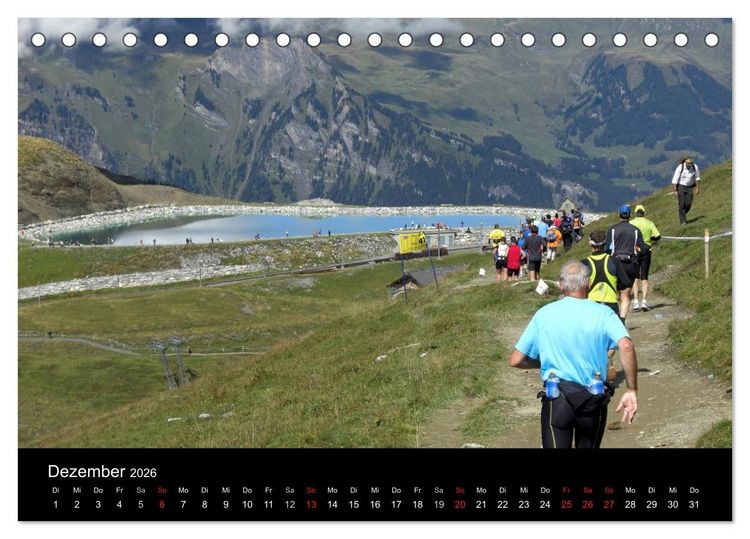 Produktbild: Der Jungfrau-Marathon (Tischkalender 2026 DIN A5 quer), CALVENDO Monatskalender