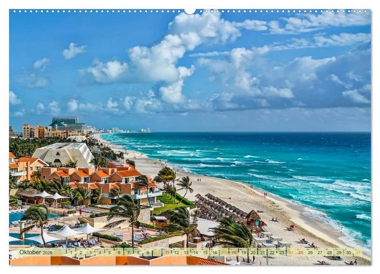 Produktbild: Mexiko - verliebt in ein atemberaubendes Land (hochwertiger Premium Wandkalender 2026 DIN A2 quer), Kunstdruck in Hochglanz