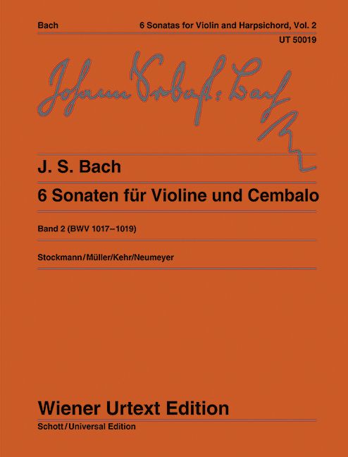 Produktbild: Bach, J: 6 Sonaten