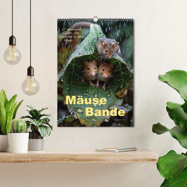 Produktbild: M&auml;usebande (Wandkalender 2026 DIN A3 hoch), CALVENDO Monatskalender