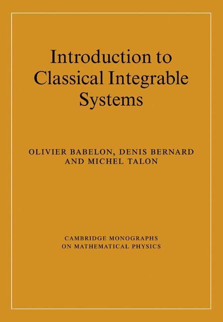 Produktbild: Introduction to Classical Integrable Systems