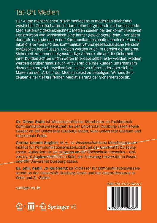 Produktbild: Tat-Ort Medien