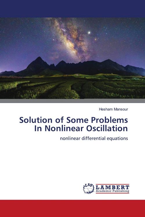 Produktbild: Solution of Some Problems In Nonlinear Oscillation