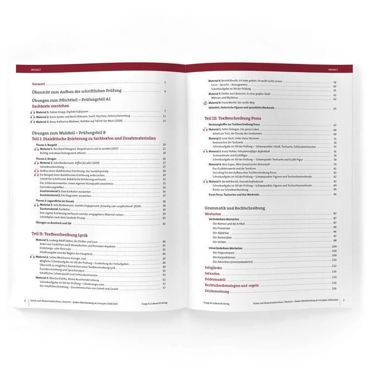 Produktbild: Sicher zum Realschulabschluss Deutsch Baden-W&uuml;rttemberg 2026 &ndash; inkl. L&ouml;sungen und Download