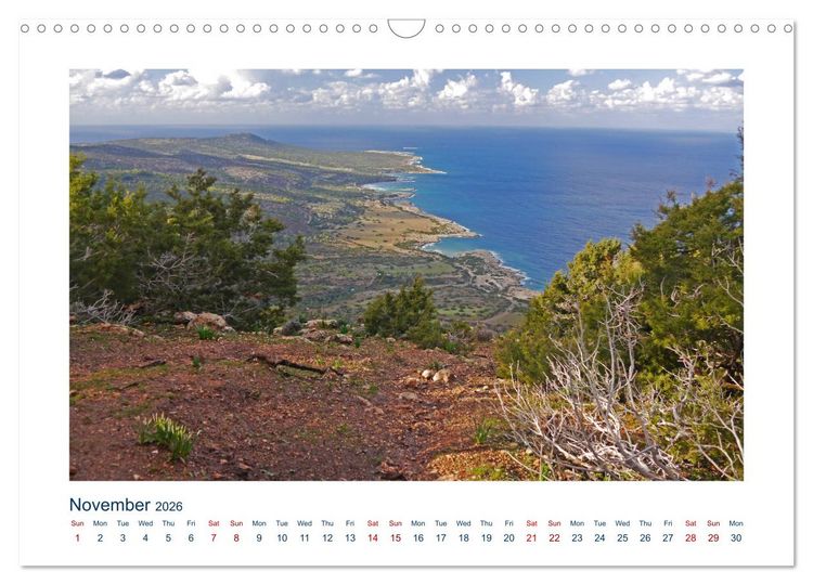 Produktbild: Cyprus (Wall Calendar 2026 DIN A3 landscape), CALVENDO 12 Month Wall Calendar