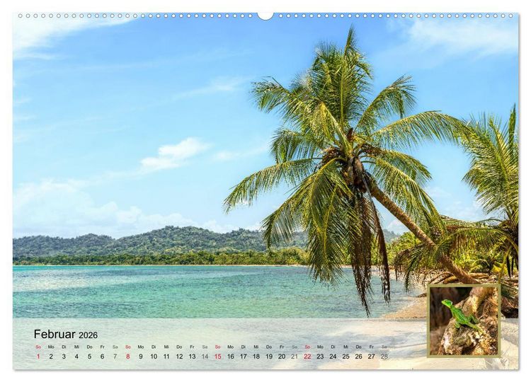 Produktbild: Costa Rica Dreams Tropische Naturwunder (Wandkalender 2026 DIN A2 quer), CALVENDO Monatskalender