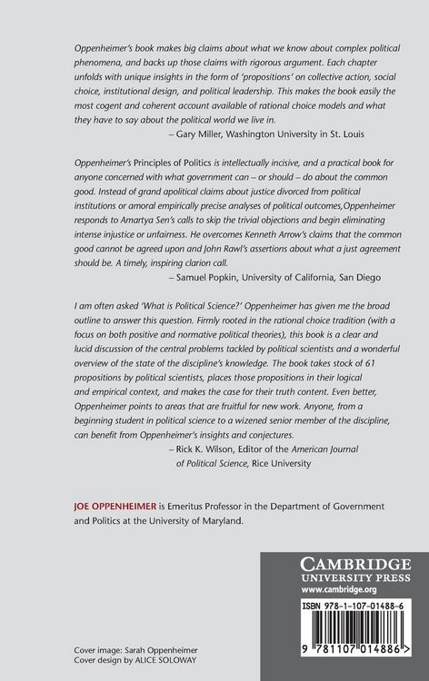 Produktbild: Principles of Politics
