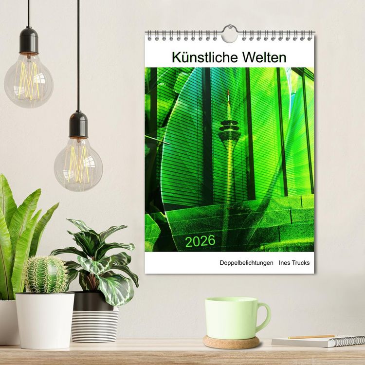 Produktbild: K&uuml;nstliche Welten (Wandkalender 2026 DIN A4 hoch), CALVENDO Monatskalender