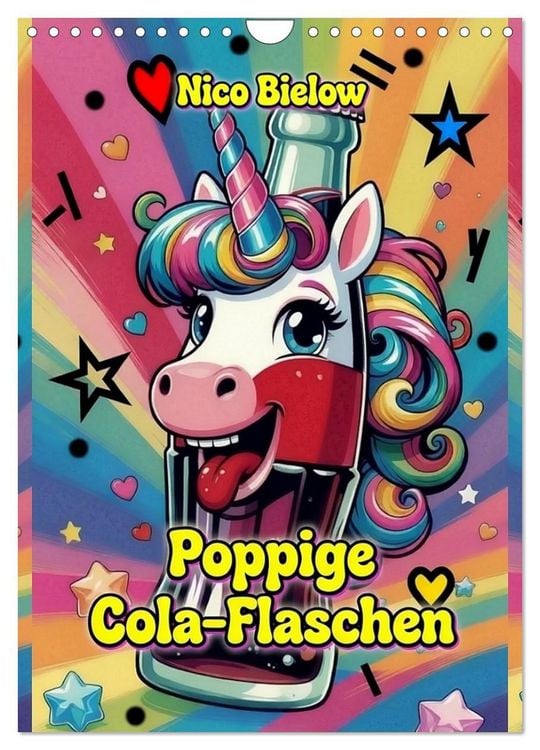 Produktbild: Poppige Cola-Flaschen (Wandkalender 2027 DIN A4 hoch), CALVENDO Monatskalender