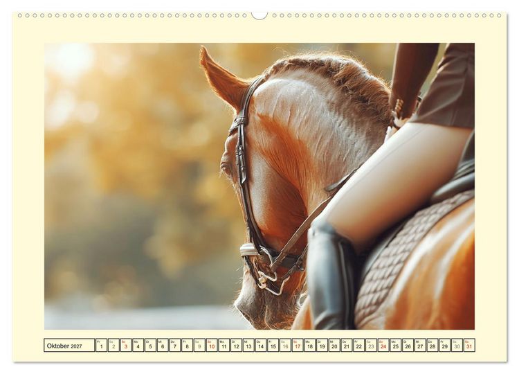 Produktbild: Pferdesport Impressionen. Eleganz, Kraft und Vertrauen (hochwertiger Premium Wandkalender 2027 DIN A2 quer), Kunstdruck in Hochglanz