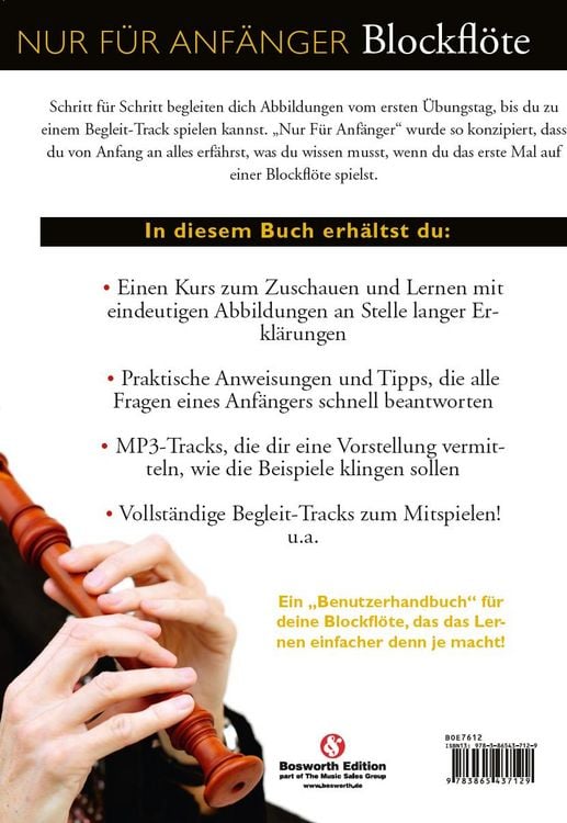 Produktbild: Nur F&uuml;r Anf&auml;nger: Blockfl&ouml;te